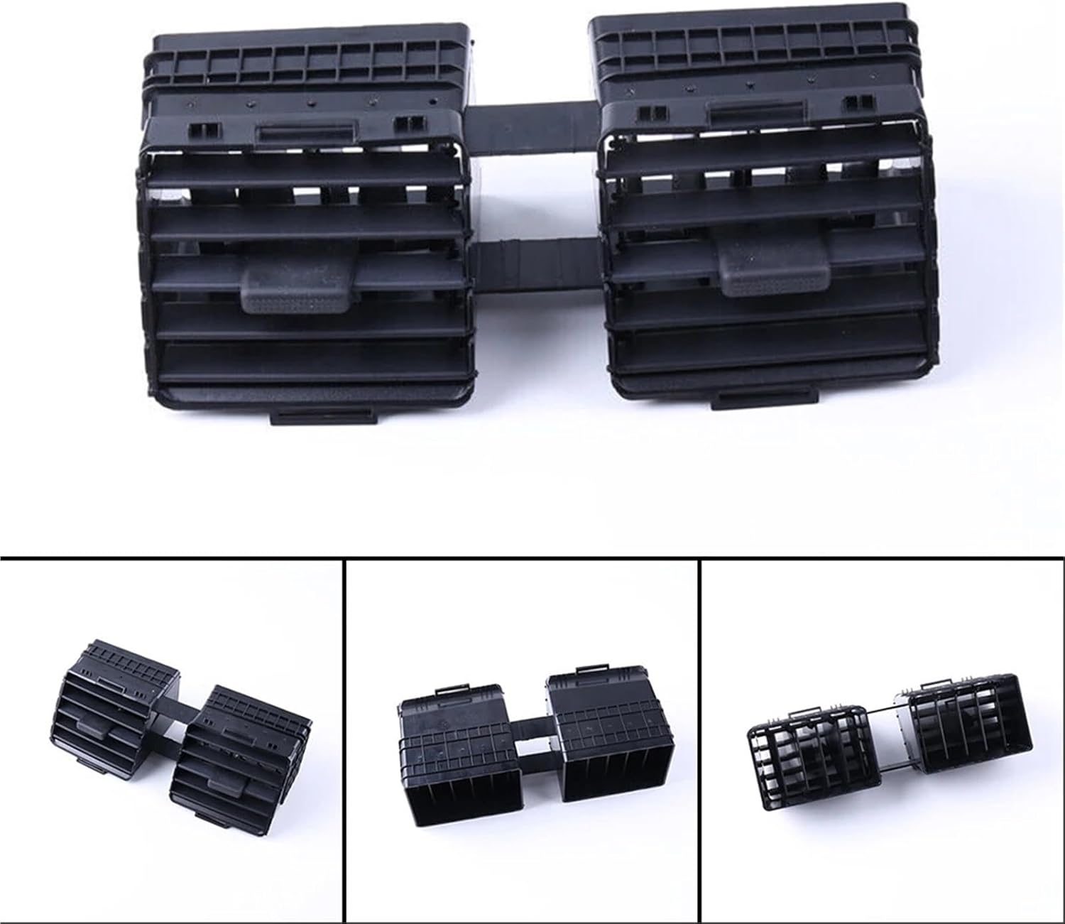 1pc Air Outlet Vent Car Black Front Dash Center Conditioning Vent Grill Outlet Panel Compatible for Suzuki Swift 2004-2010 73610-77J00