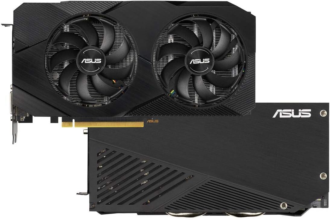 Tech Deals 🔥 ASUS GeForce RTX 2060 EVO OC Edition Graphics Card 6GB 192-Bit GDDR6 PCI Express 3.0 x16 HDCP Ready Dual-Fan 2X HDMI 2.0b 1x DisplayPort 1x Dual-Link DVI-I w/ Mytrix HDMI 2.1 Cable(4k@120Hz/8K@60Hz)