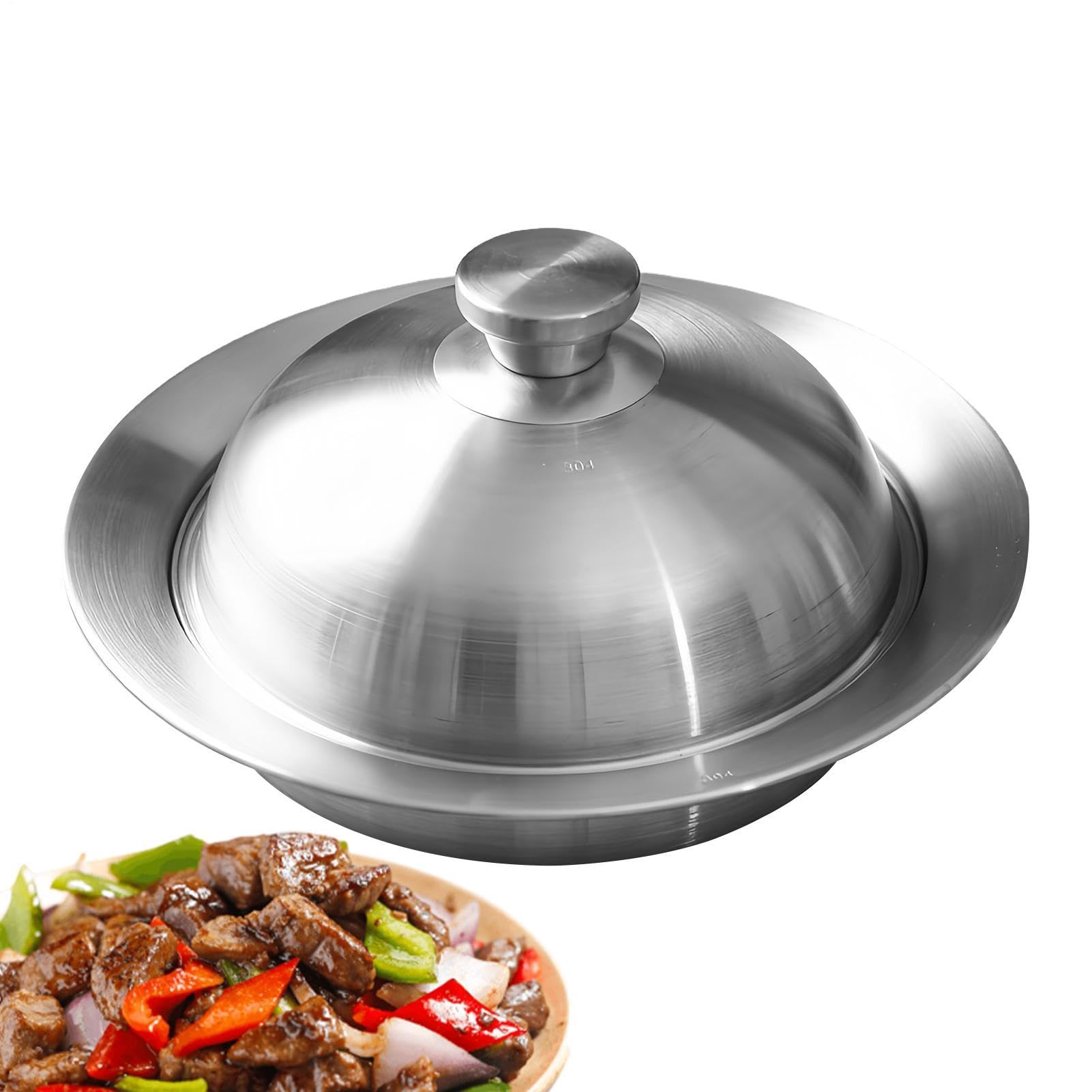 Colador de cocina de acero inoxidable duradero para pastas, conchas y brócoli