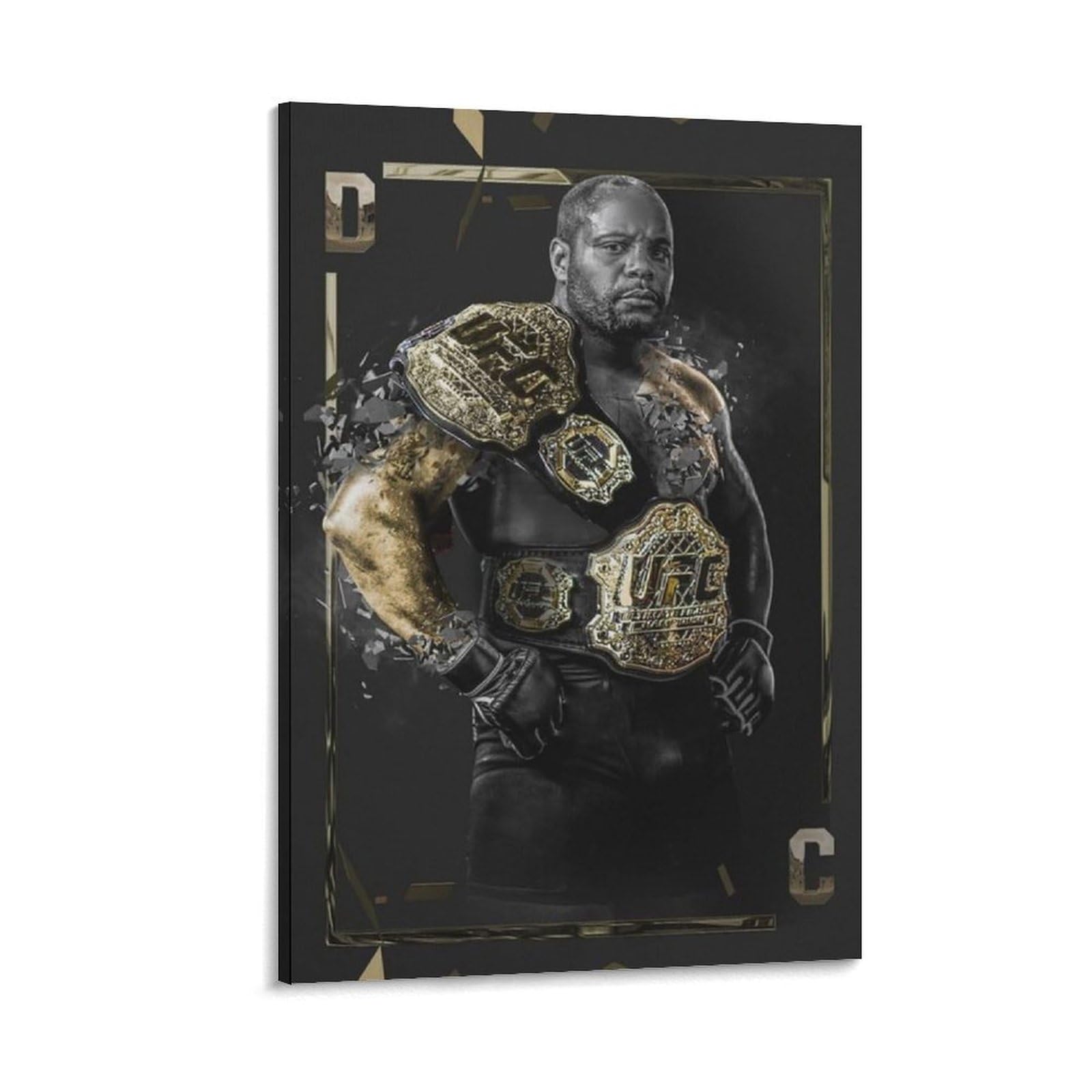 ASUIU Daniel Cormier Canvas Poster Poster Print Art Wall Painting Canvas Posters Modern Bedroom Decor 20x30inch(50x75cm)