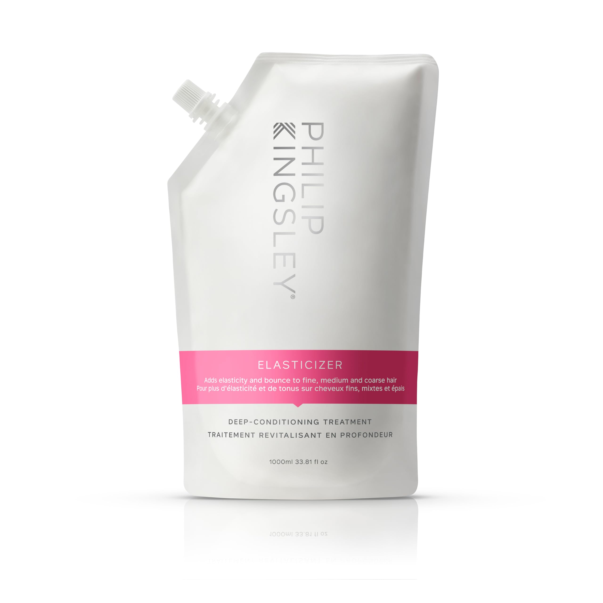 Philip Kingsley - Elasticizer | Acondicionador Profundo | Mascarilla capilar reparadora Tratamiento para todo tipo de cabellos | Bolsa de recarga de 1000ml