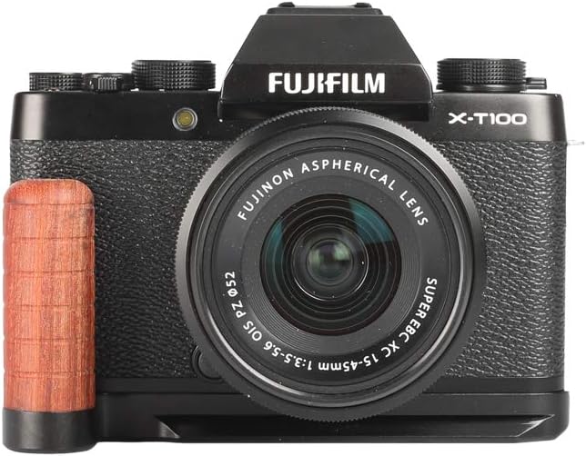 GP-XT100 Tripod Quick Release L Plate Metal Bracket Camera Hand Grip for Fuji X-T100 (XT100R)