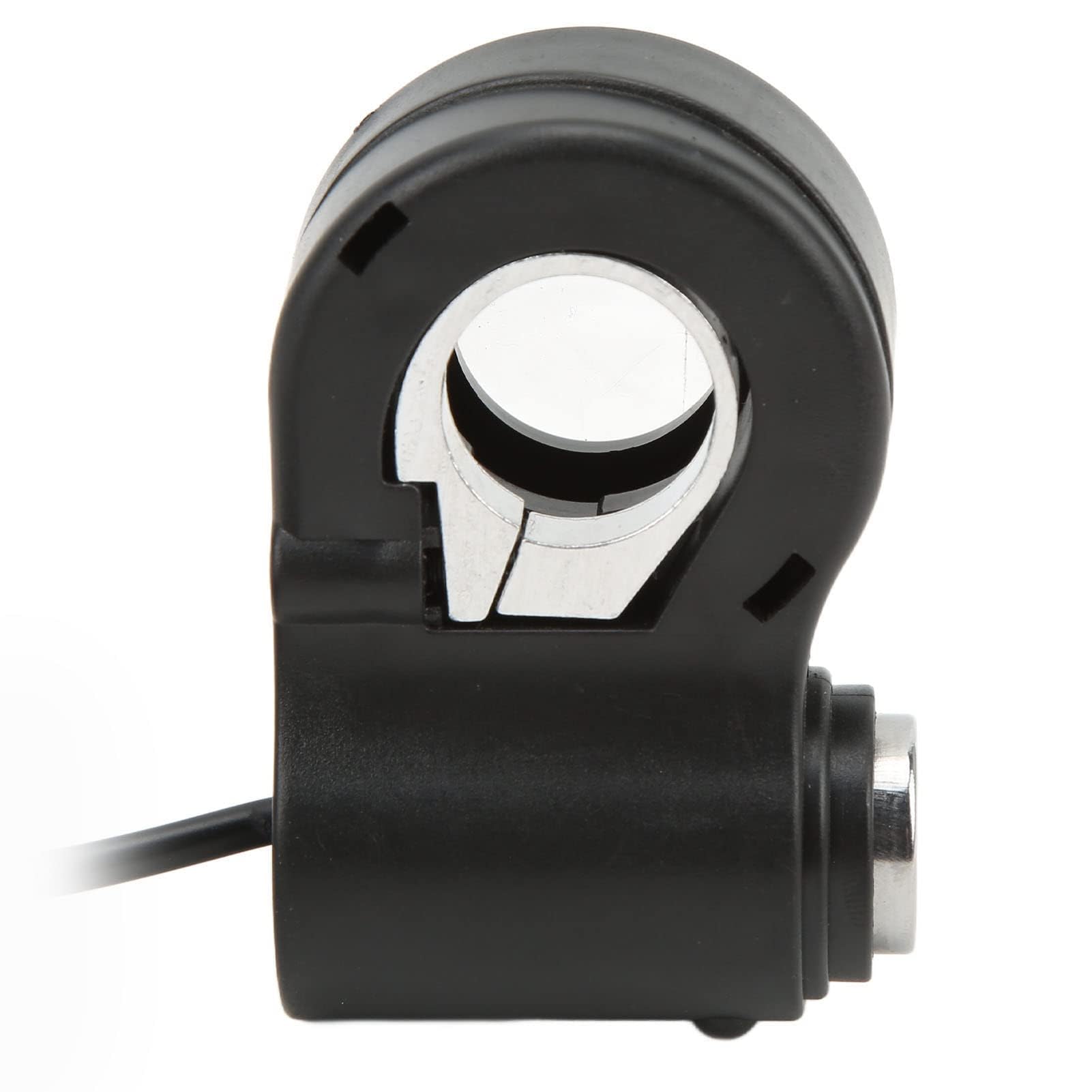Maniglia acceleratore a pollice per bici elettrica 12/24/36/48V, kit blocco pollice per scooter elettrici Accessorio per scooter con interruttore per manubrio da 2,3 cm/0,9