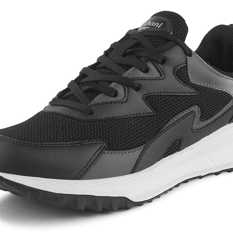Image of Lakhani aashirwad Men's Sports Shoes | Lightweight Breathable Running Shoes for Men | Flynet Upper, Phylon Sole | Flexible, Comfortable Lace-Up Athletic Shoes