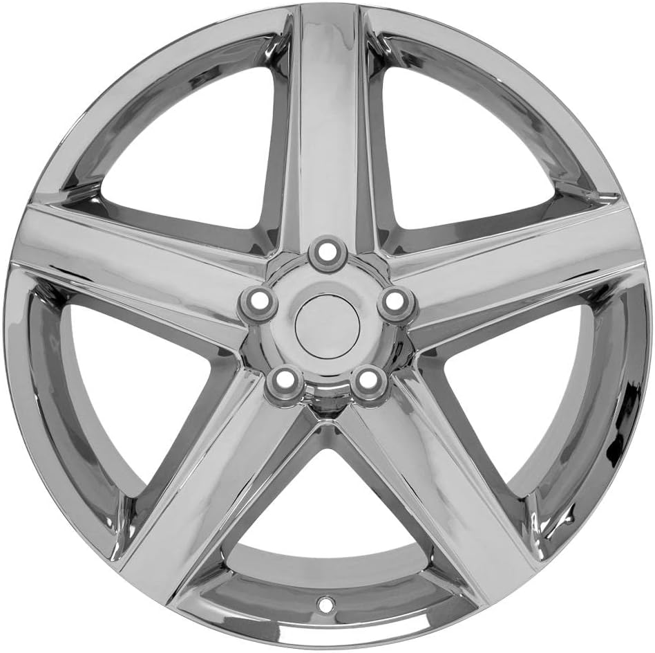 OE Wheels JP06 20 Inch Rim Fits Grand Cherokee Style 5x127 20x9 Chrome - Hollander 9082 (1)