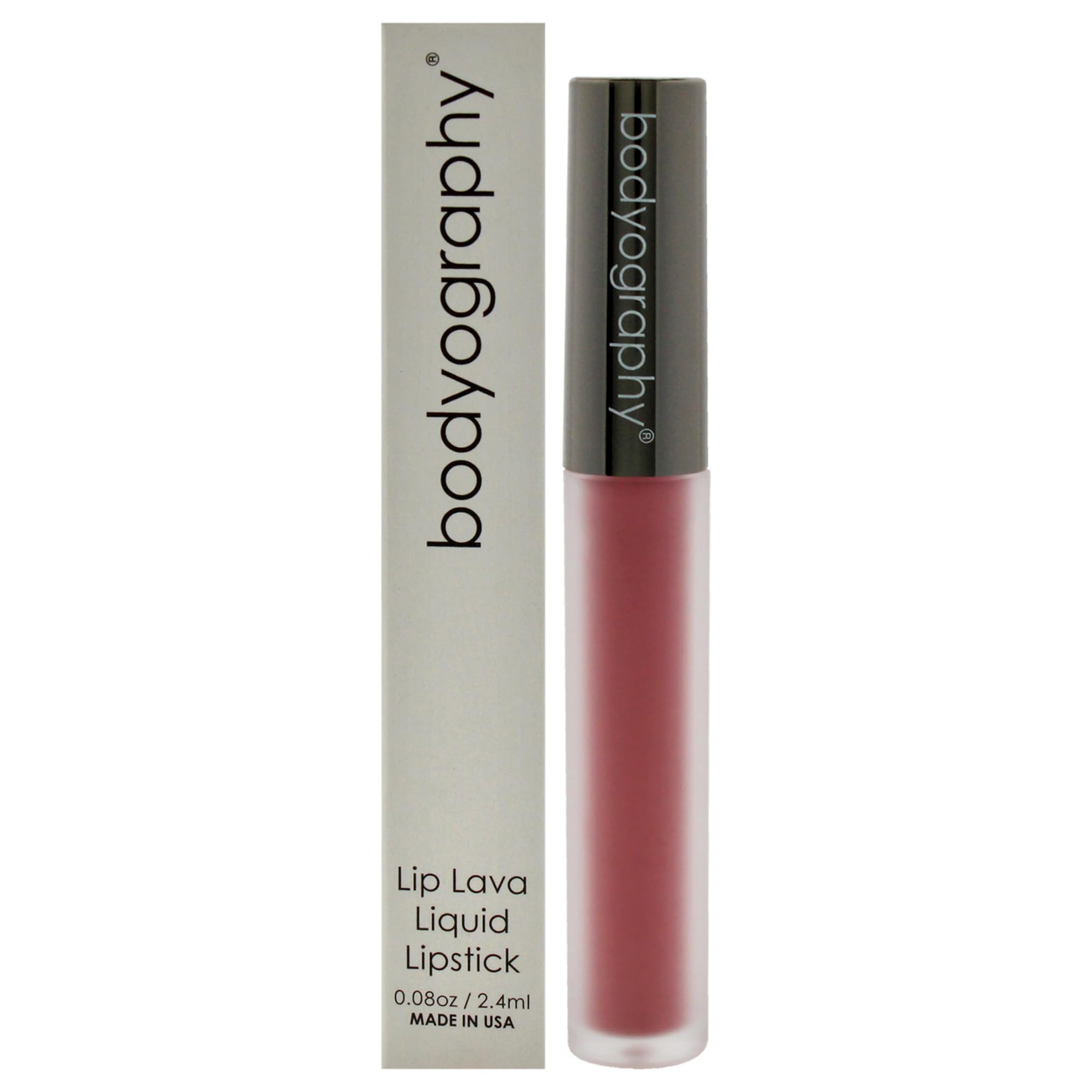Lip Lava Liquid Lipstick Matte - Au Naturel Perfect Pink Nude by Bodyography for Women - 0.08 oz Lipstick