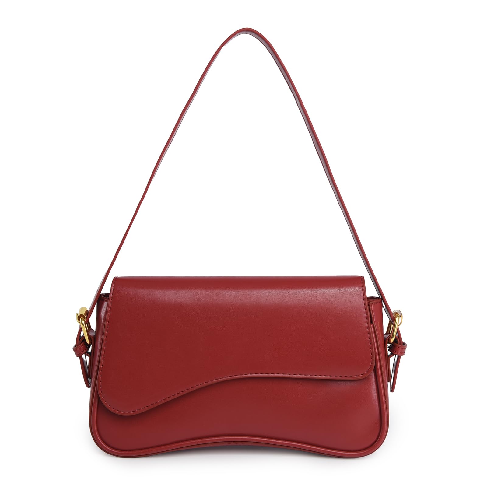 Gumhay PU Leather Tote Bag for Women with 2 Removable Straps and Zipper Closure