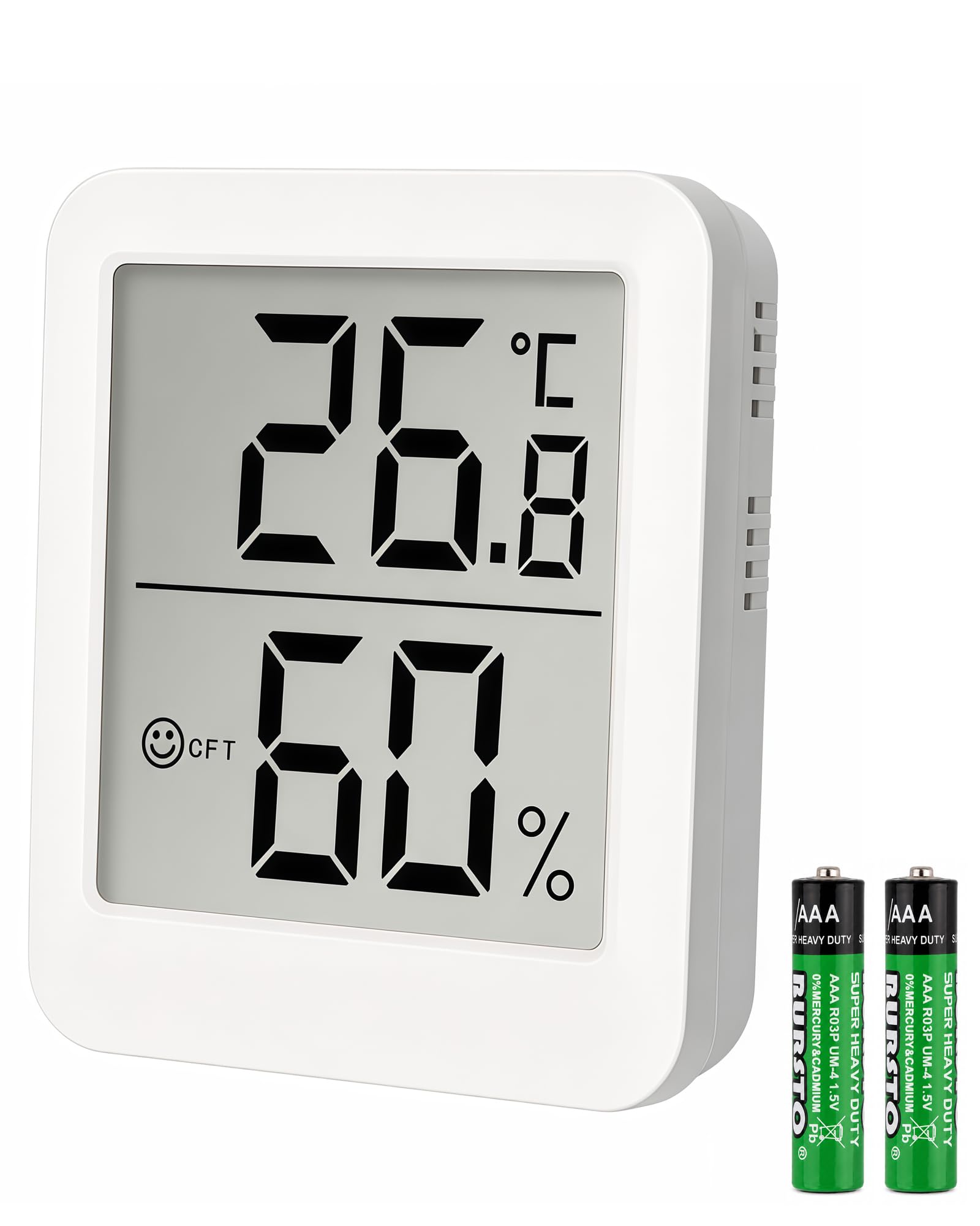 Acual Digital Hygrometer Indoor, Room Temperature & Humidity Monitor