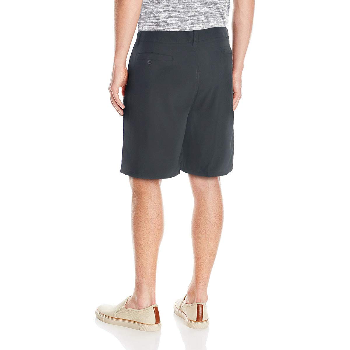 Facitisu męskie hybrydowe spodenki treningowe typu amfibian Quick Dry 21" Solid Casual Athletic Golf Short Pants
