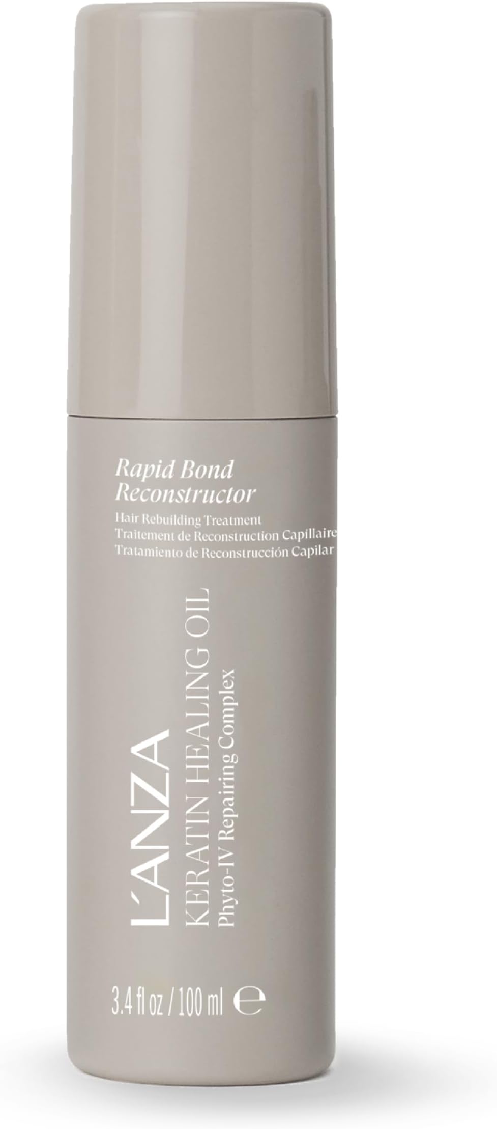 L'ANZA Rapid Bond Reconstructor - Keratin Healing Oil Hair Care Bond Restore Treatment, Phyto IV Complex Hair Repair Treatment for Damaged Hair & Dry Hair, Vegan Hair Split End Repair Serum (3.1Fl Oz)
