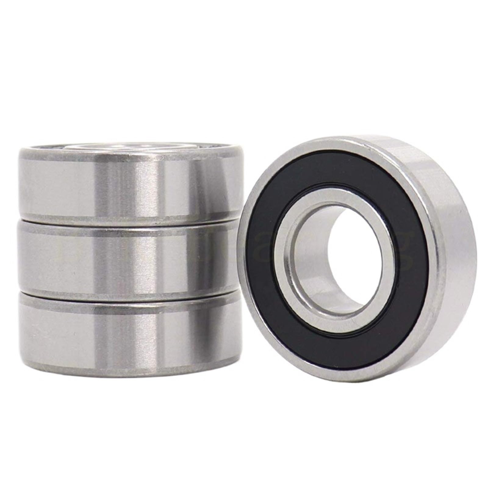1 pz Cuscinetto a Sfere scanalato Cuscinetti a Doppia Guarnizione in Metallo o Gomma Gabbia in Acciaio Stampato a Singola Prestazioni stabili 3000 Giri/min(6300RS(10X35X11))