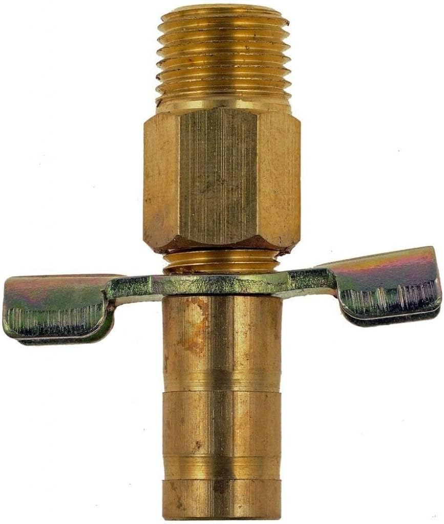 KarParts360 For Jeep Grand Wagoneer/Wagoneer 1990 Drain Cock | Brass Material | Brass Color | 1.26 inches Overall Width | Replacement For 111668, 3166547