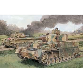 初版品 サイバーホビー 1/35 四号戦車J型 中期型 w/マジックトラック WW.II ドイツ軍 IV号戦車J型 (中期型) (プラモデル) - ホビー