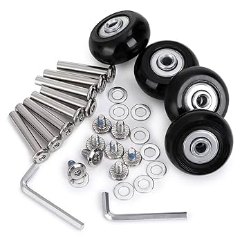 Amazon.co.jp: Sumnacon 4個セット 静音車輪 交換タイヤキット