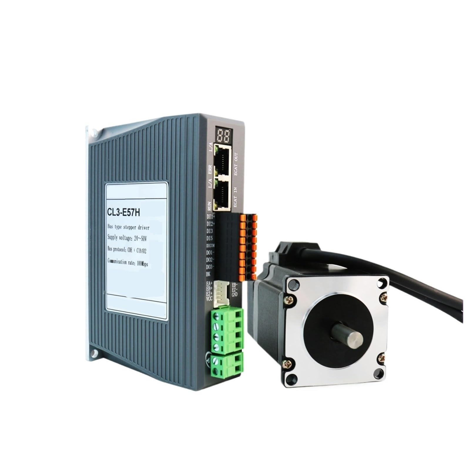 Motore passo-passo riduzione della coppia elevata Motore passo-passo passo-passo Nema 23 ad anello chiuso 1Nm 1.5Nm 2Nm Para driver CL3-E57H 5A Kit CNC DC20-50V(2Nm kit)