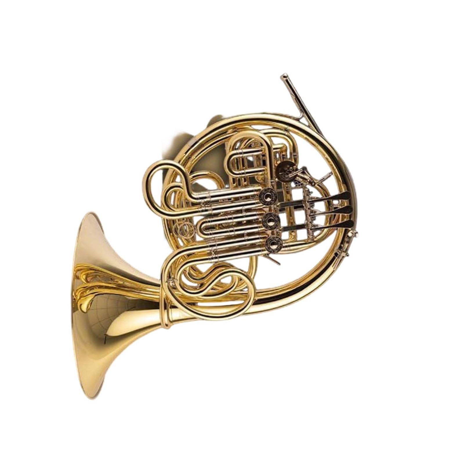 Profesjonalny Instrument Waltorniowy Ćwiczenia Gry Na Instrumencie Waltorni Francuskiej W Kolorze Złota Odpowiednie Dla Początkujących I Dorosłych(3/4)