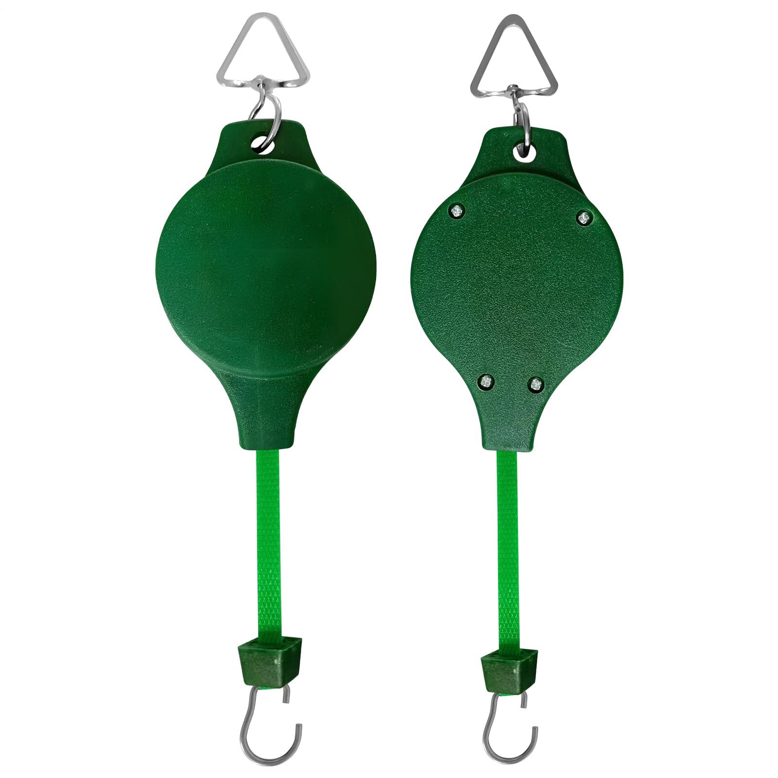 Plant Pulley, Retractable Plant Hanger Pull Down, Adjustable Planter Container Watering Holder for Birds Feeder Garden Baskets Grow Lights Outdoor Indoor Pots