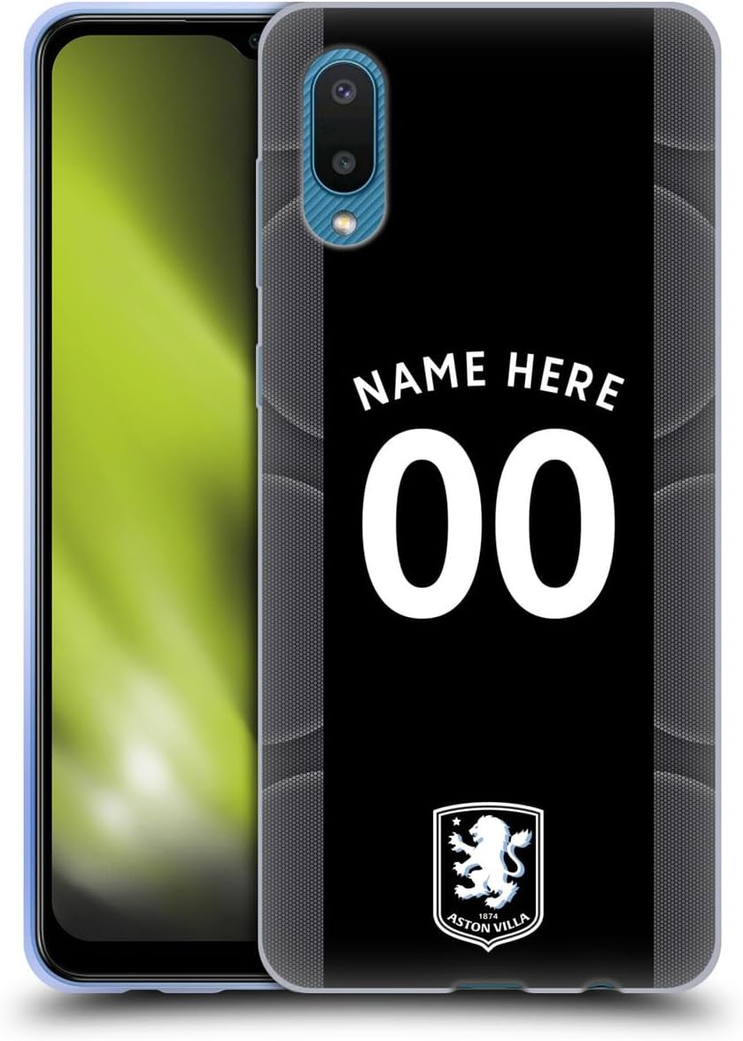 Head Case Designs Officially Licensed Aston Villa Football Club Away 2025/26 Kit Gel Case [Military Grade Protection] Compatible With Samsung Galaxy A02/M02 (2021)