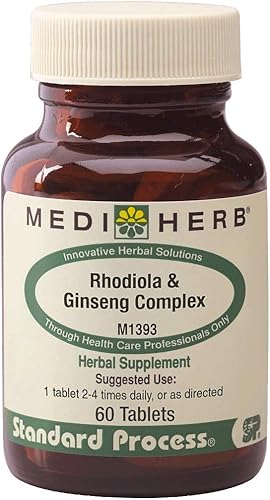 MediHerb - Rhodiola & Ginseng Complex 60 Tabletas