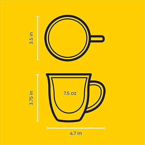 Vista 11 de JoyJolt Serene - Taza de café con aislamiento de doble pared (juego de 2) 13.5 onzas
