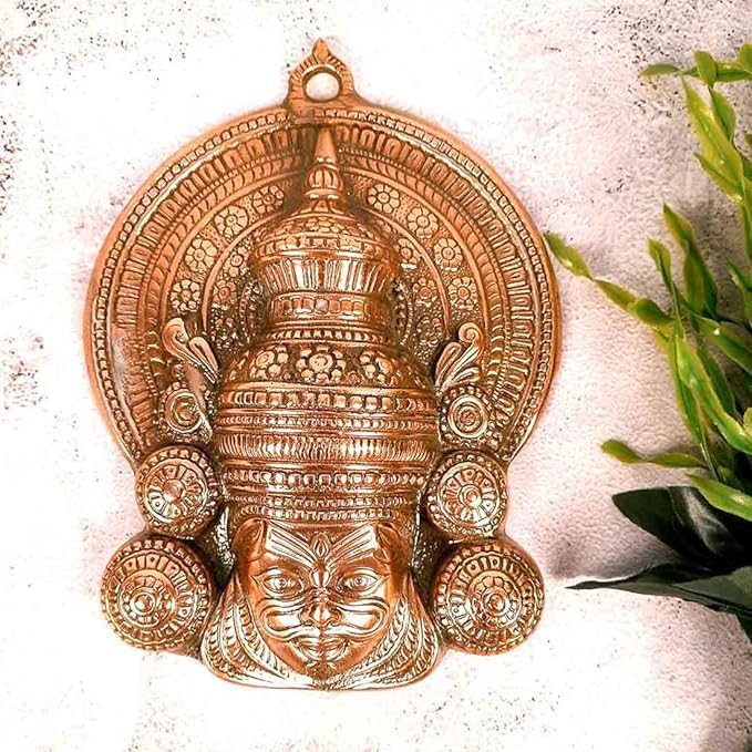 Kathakali Face Wall Mask Hangings, Decorative Masks For Home Entrance & Living Room For Home, Door, Hall-Way, Balcony Decoration & Gift by The Great Indian Store