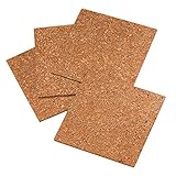 Quartet Cork Tiles, Natural, 12 x 12 Inch, Frameless, 4 Pack (102)