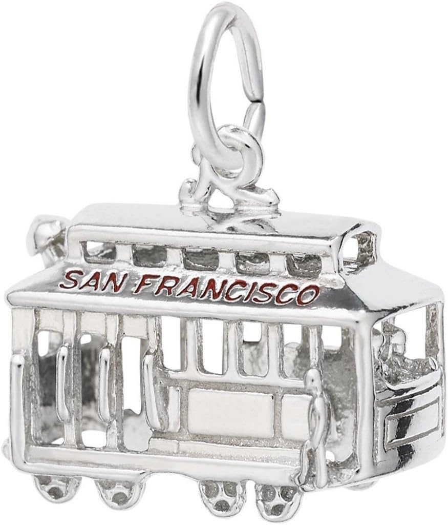 Sterling Silver San Francisco Cable Car Charm