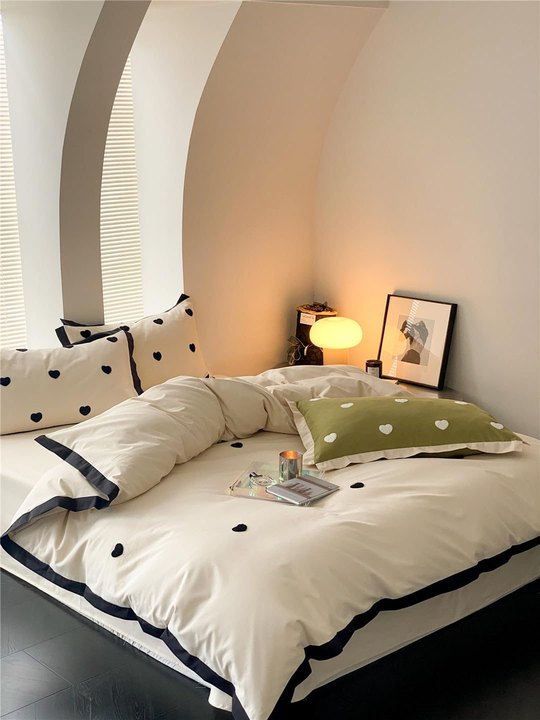 Parure de lit pour lit simple S72 fini les draps rêches en blanc