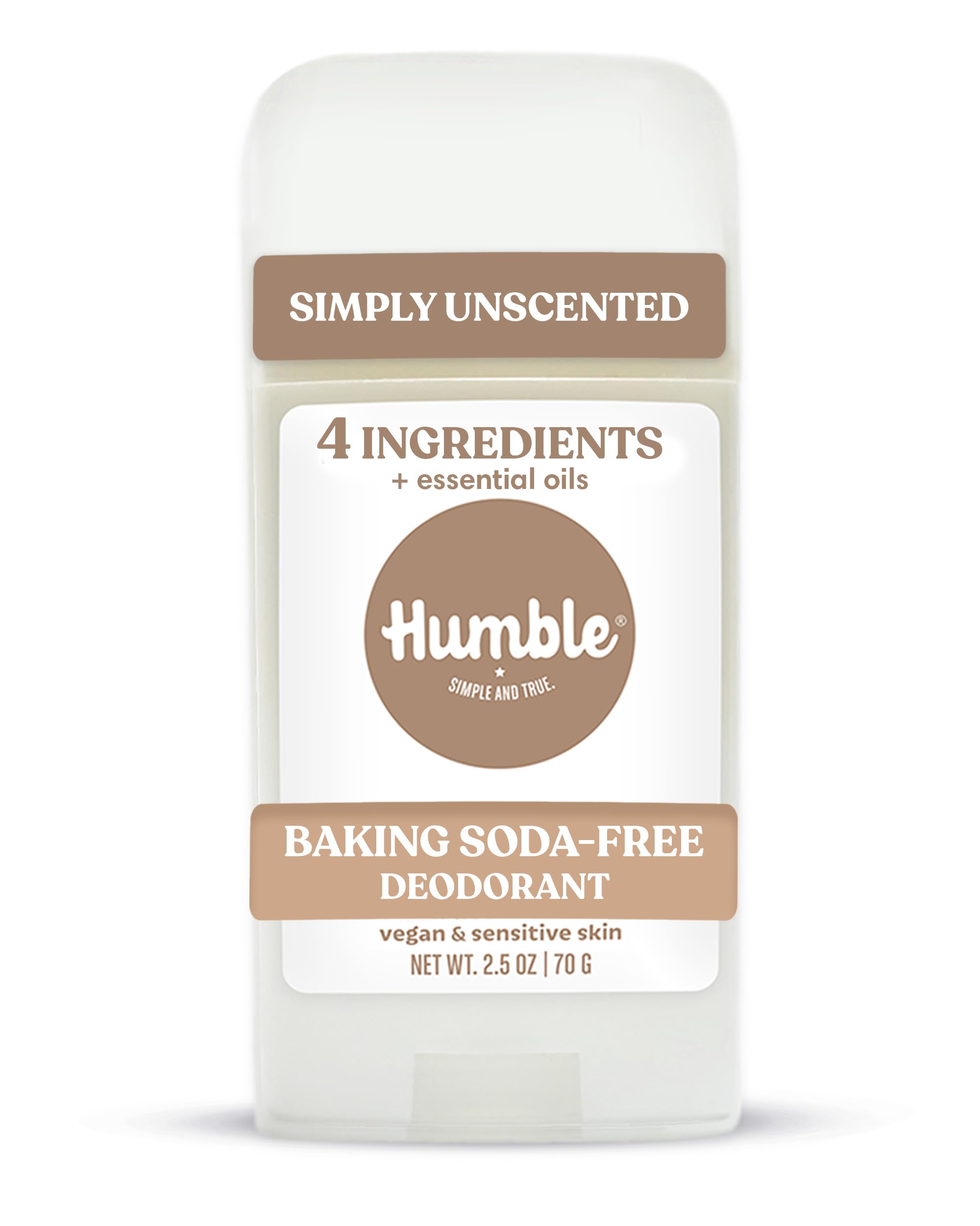 Humble Vegan wszystko naturalny dezodorant bez zapachu, 1 opakowanie