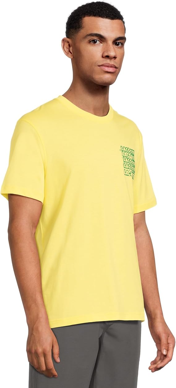 Lacoste Men's Cotton Jersey Graphic T-Shirt Cotton Jersey Graphic T-Shirt (Pack of 1)