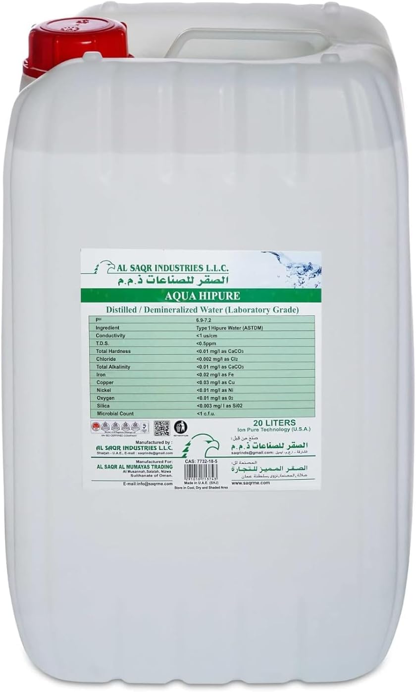 Genetic Aqua Distilled Water 20Ltr (Laboratory Grade)