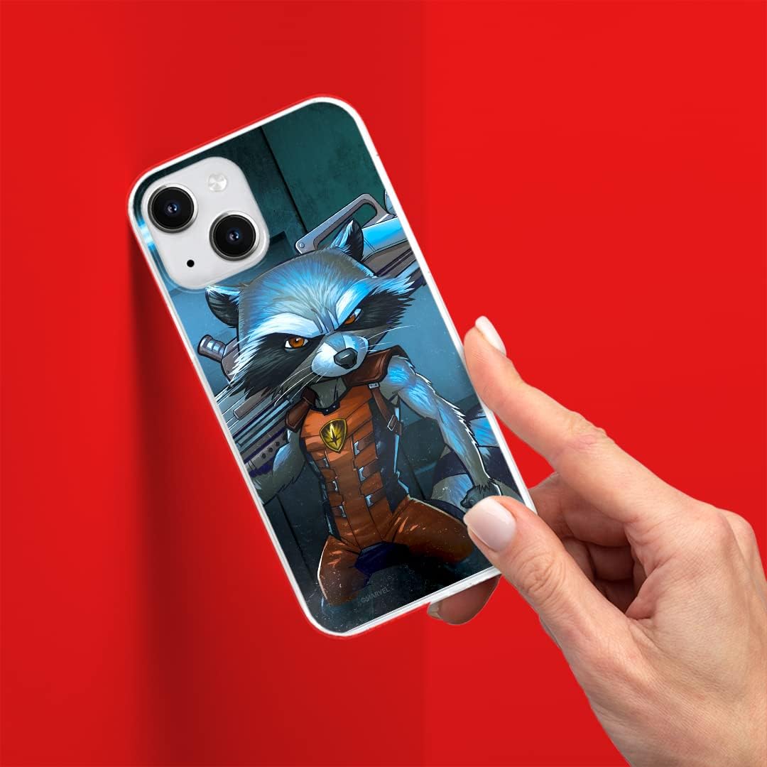 ERT GROUP Mobile Phone case for Samsung S21 FE Original and Officially Licensed Marvel Pattern Rocket 001 optimally adapted to The Shape of The Mobile Phone, case Made of TPU