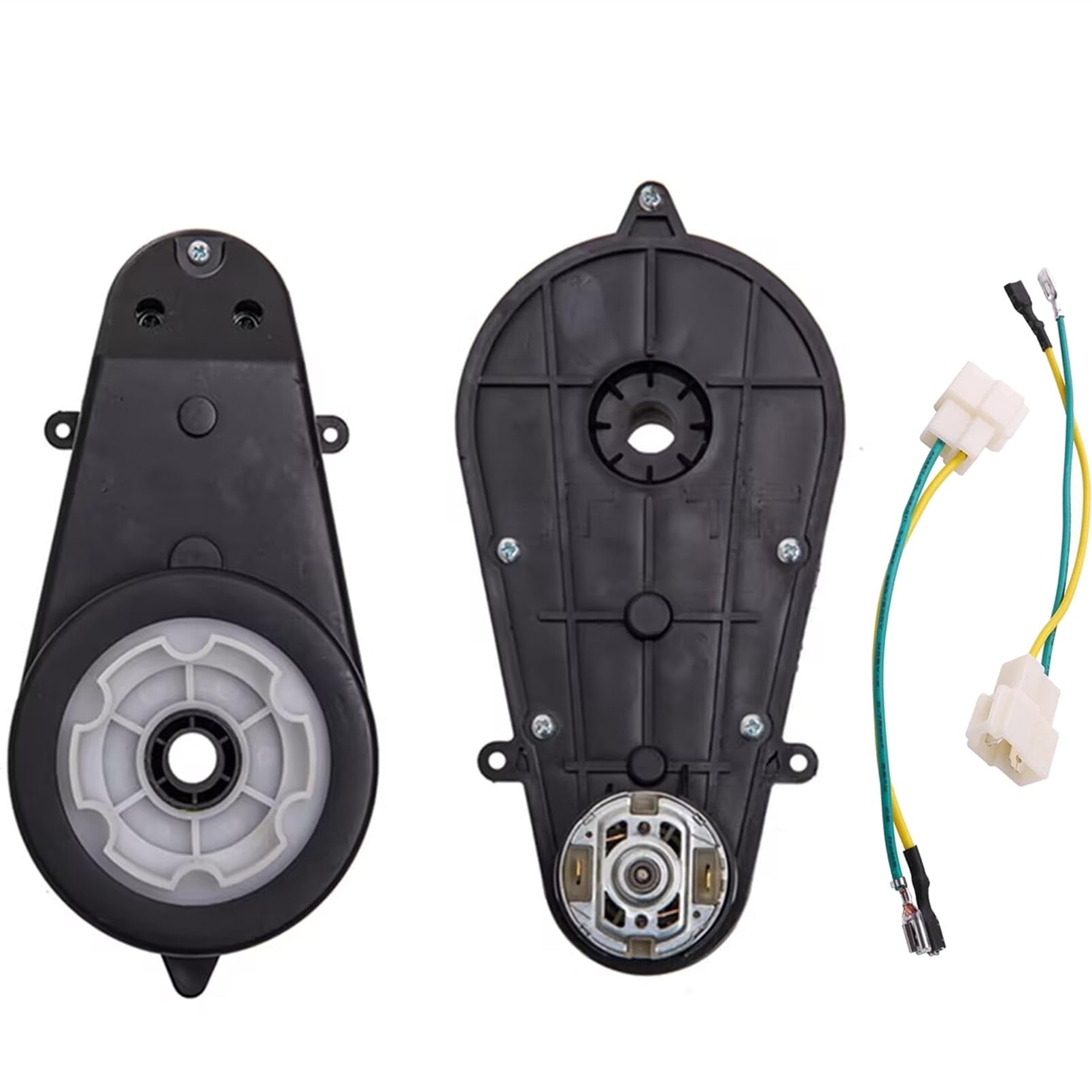 2Pcs 24V 30000RPM Motor Electric Motor Gearbox,24V Kids Ride On Car Gearbox High Speed RS555 Drive Engine Match Kids Ride On Toys Car Motors