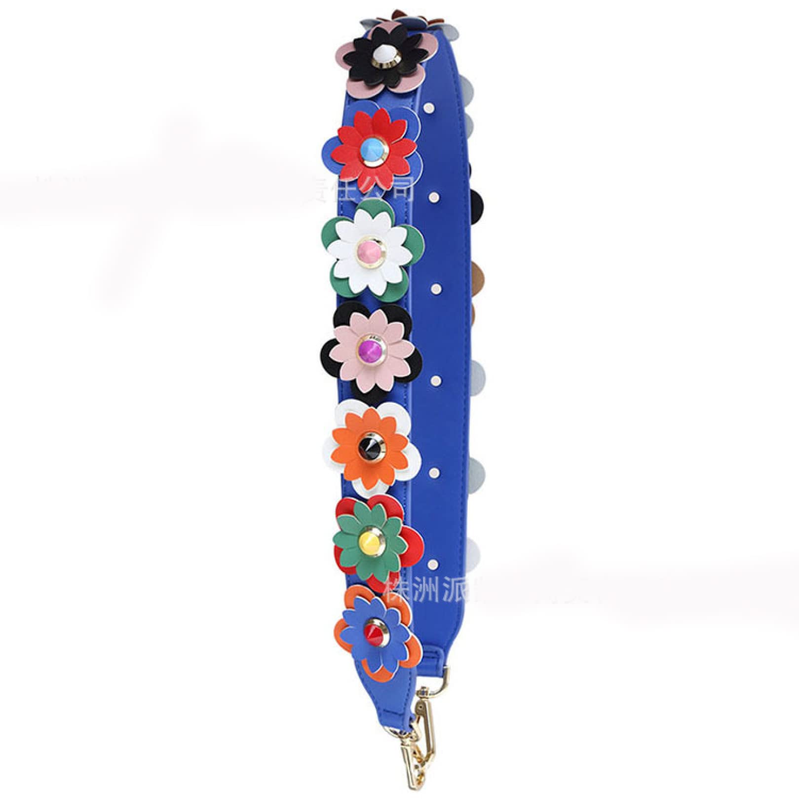 Łańcuszki do torebek, Akcesoria Do Nitów Luksusowe Torebki DIY Z Rączkami Torebka Łańcuszkiem Paski Crossbody(Red Blue,Gold hook)