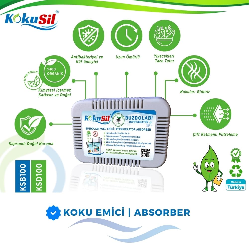 Kokusil Ayakkabılık, Gardırop, Kiler Koku Giderici ve Koku Emici