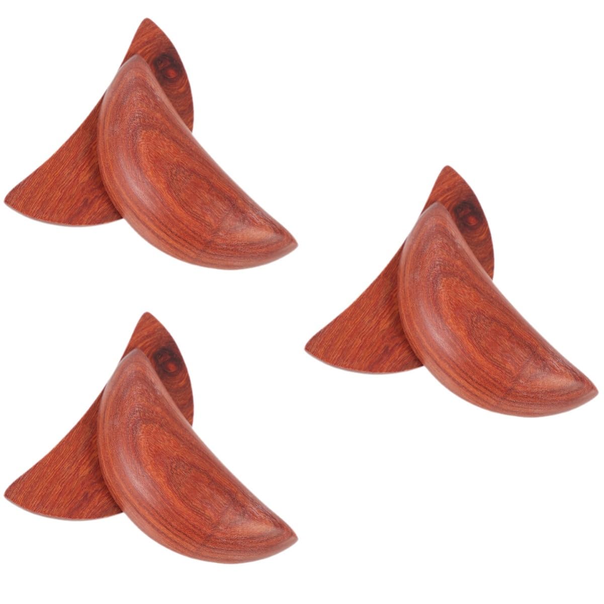 Tasses sacrées en bois Abaodam pour rituel taoïste et divination chinoise