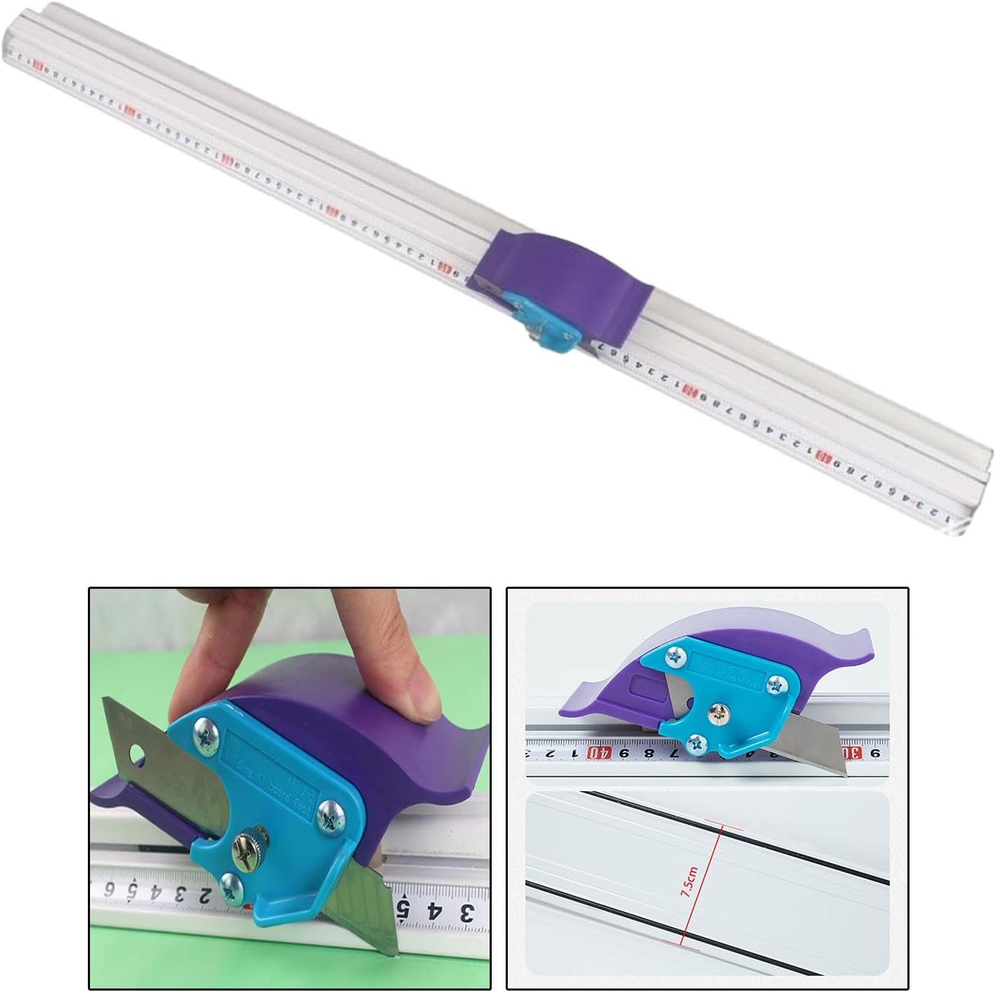 Manual KT Board Trimmer with Measurement Ruler for Crafting, 100cm