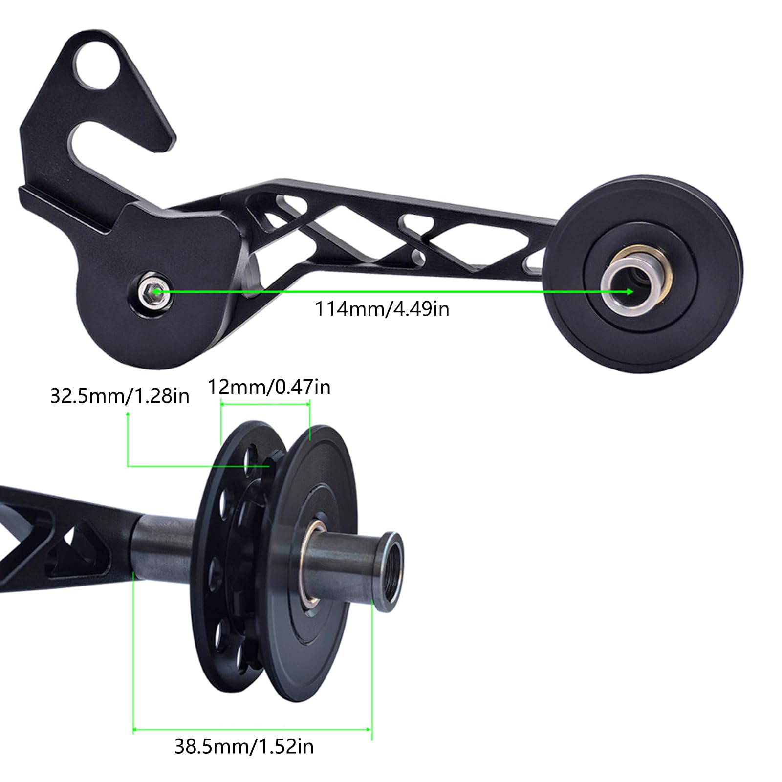 Fahrrad Umwerfer Kettenführung, 5/6 / 7-Gang Einsteller, Kettenspanner, Fahrrad Stabilisator, Fahrradführung, Fahrrad Einsteller, Reparatur und Wartungswerkzeug