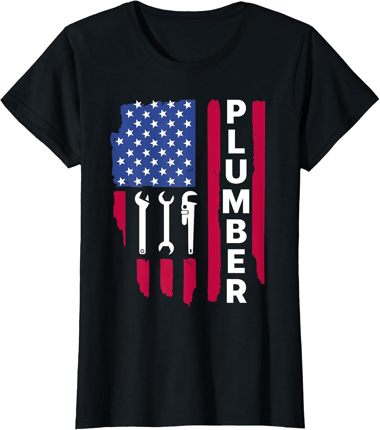 Cool Plumber Design for Men Women Steamfitter Plumbing Tools T-Shirt