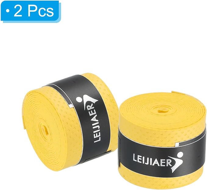 Cinta para baquetas PATIKIL antideslizante amarilla 2 pcs miniatura 3