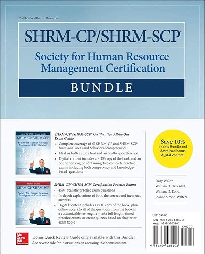 SHRM-CP/SHRM-SCP Certification Bundle (CERTIFICATION &amp; CAREER - OMG)
