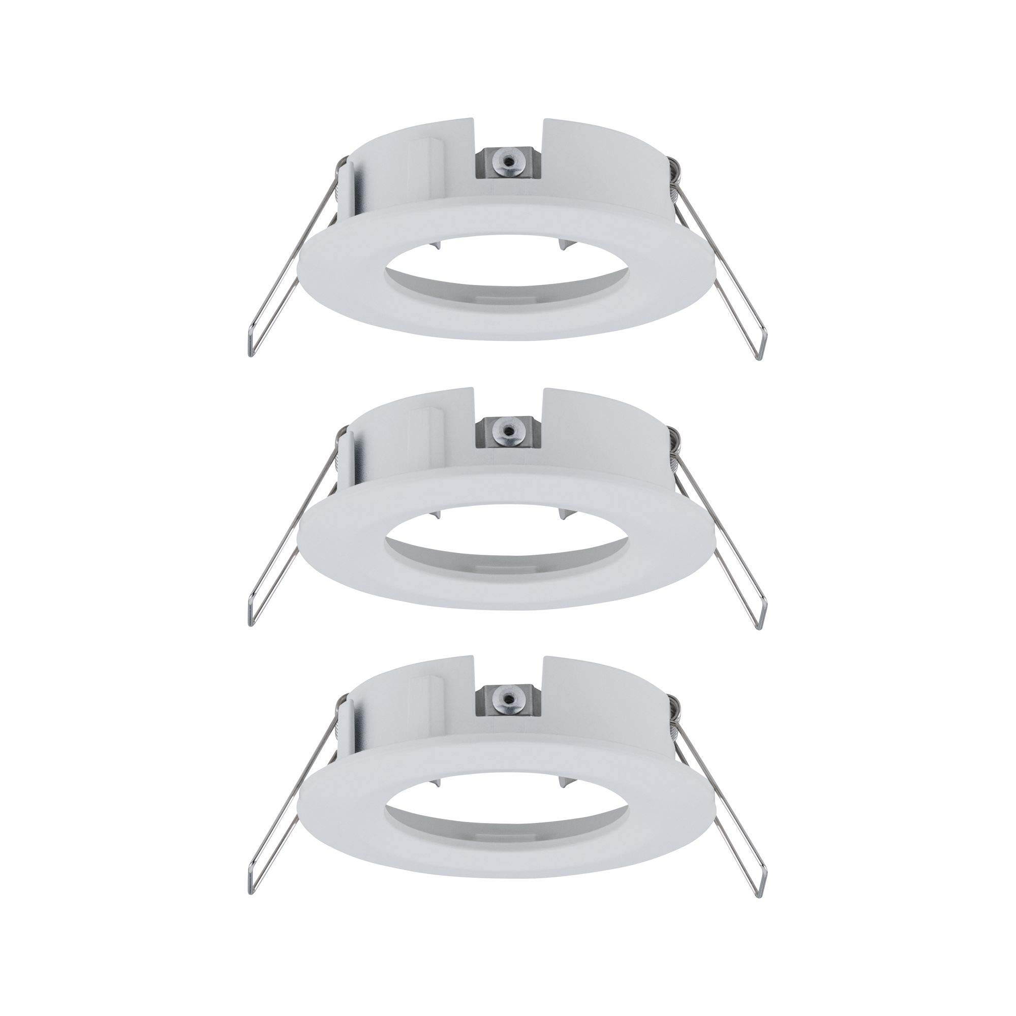Paulmann Matt White 92480 Choose Recessed Luminaire Spot Rigid Max. 3X10 Watt Recessed Ceiling Spotlight White Matt Recessed Lamp Aluminium