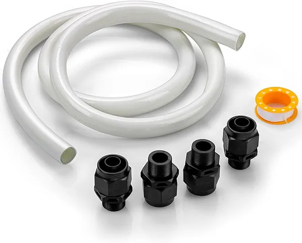 353020 Pool Booster Pump Hose Kit Replacement for Polaris Booster Pump and Cleaners, Reinforced Hose Compatible with Pen-tair Pump - 6-foot Pool Hose & 4 Adapters