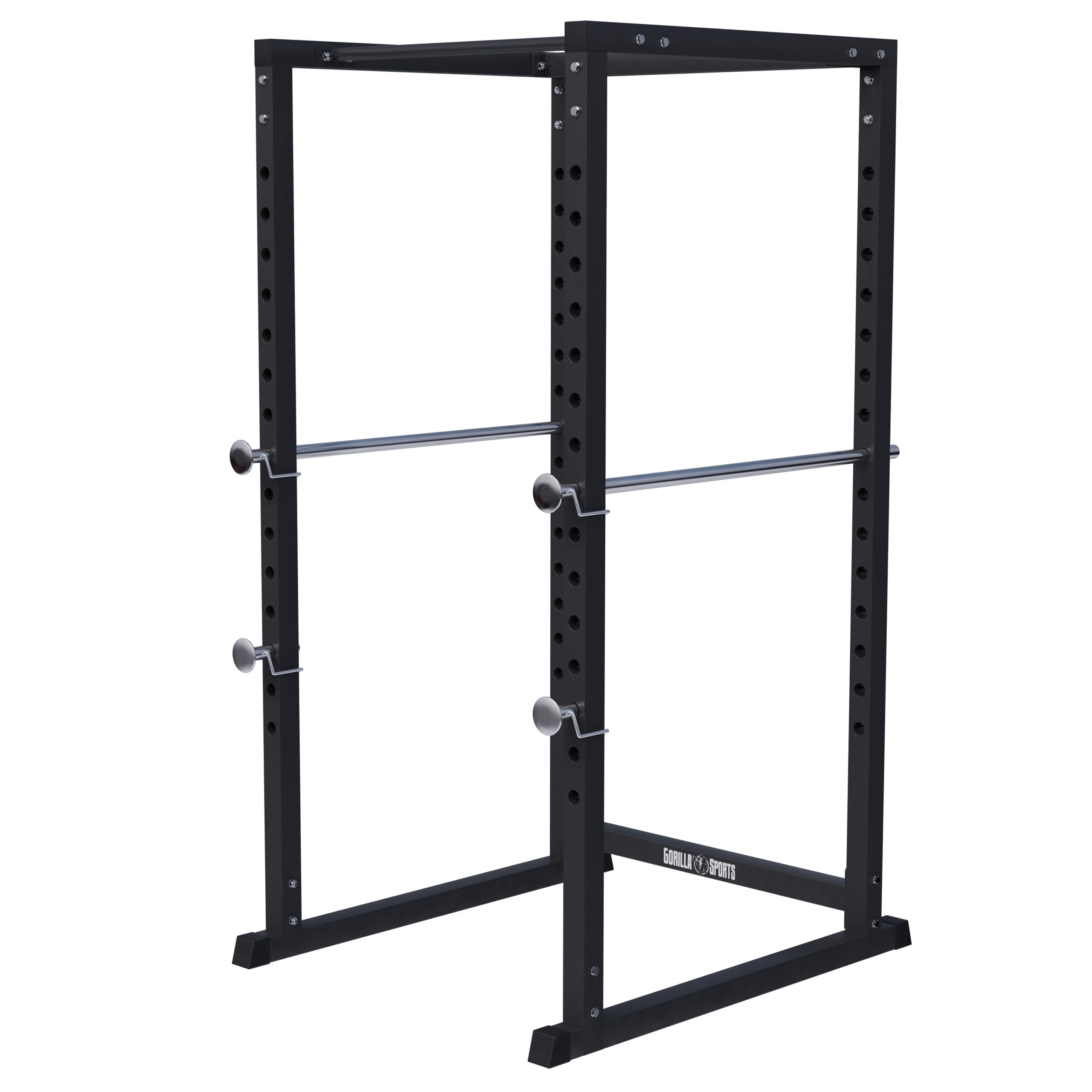 GORILLA SPORTS® Power Rack - 103x120x212cm, Altezza Regolabile, Acciaio, Carico: 250kg - Multifunzione Palestra, Smith Machine, Macchinari Palestra, Rack Pull Up, Trazioni, Stazione, Attrezzi