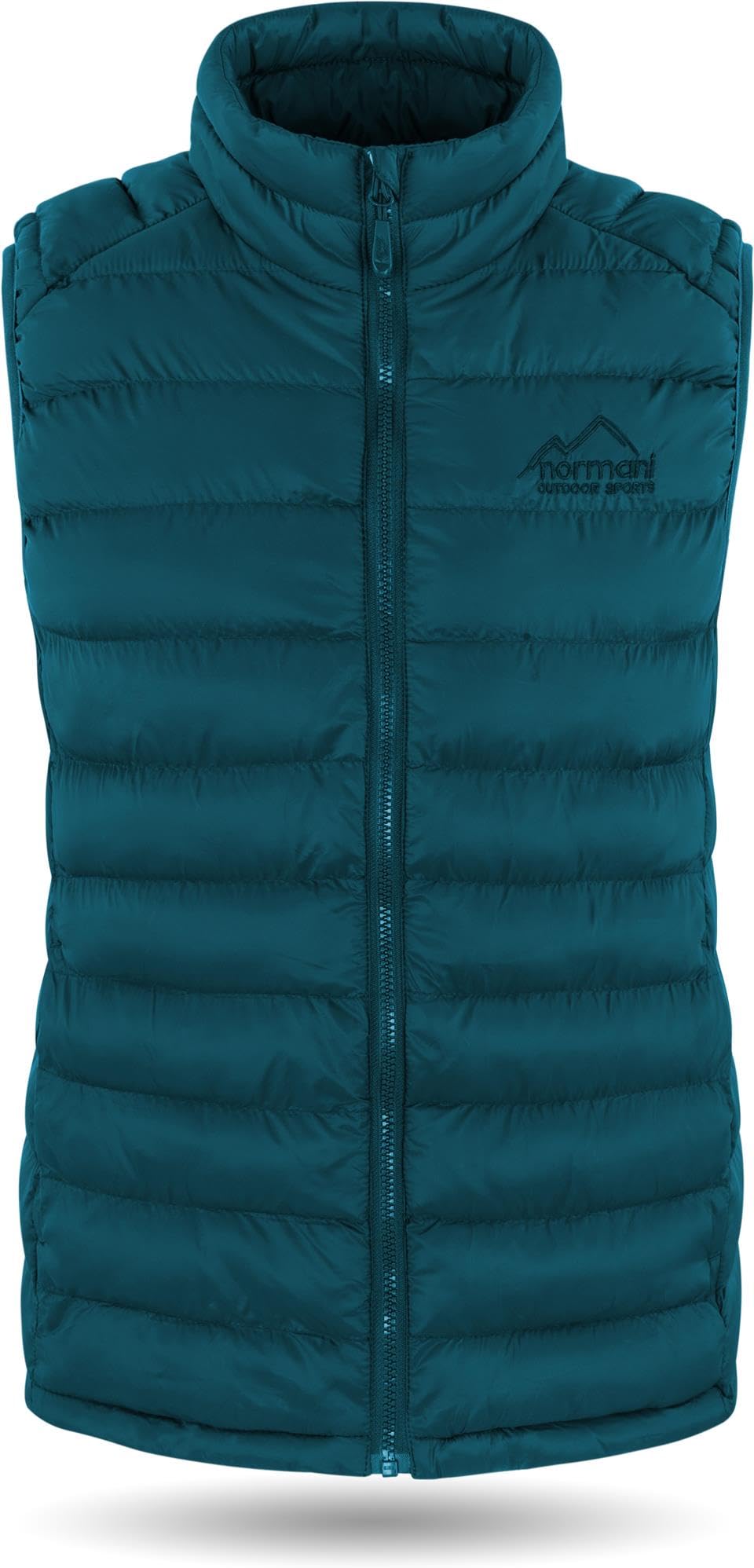 normani Wattierte Steppweste für Damen Winterweste Bodywarmer Sportweste mit Stehkragen und Seitentaschen - WINDDICHTE Outdoor-Weste Ärmellose Übergangsweste