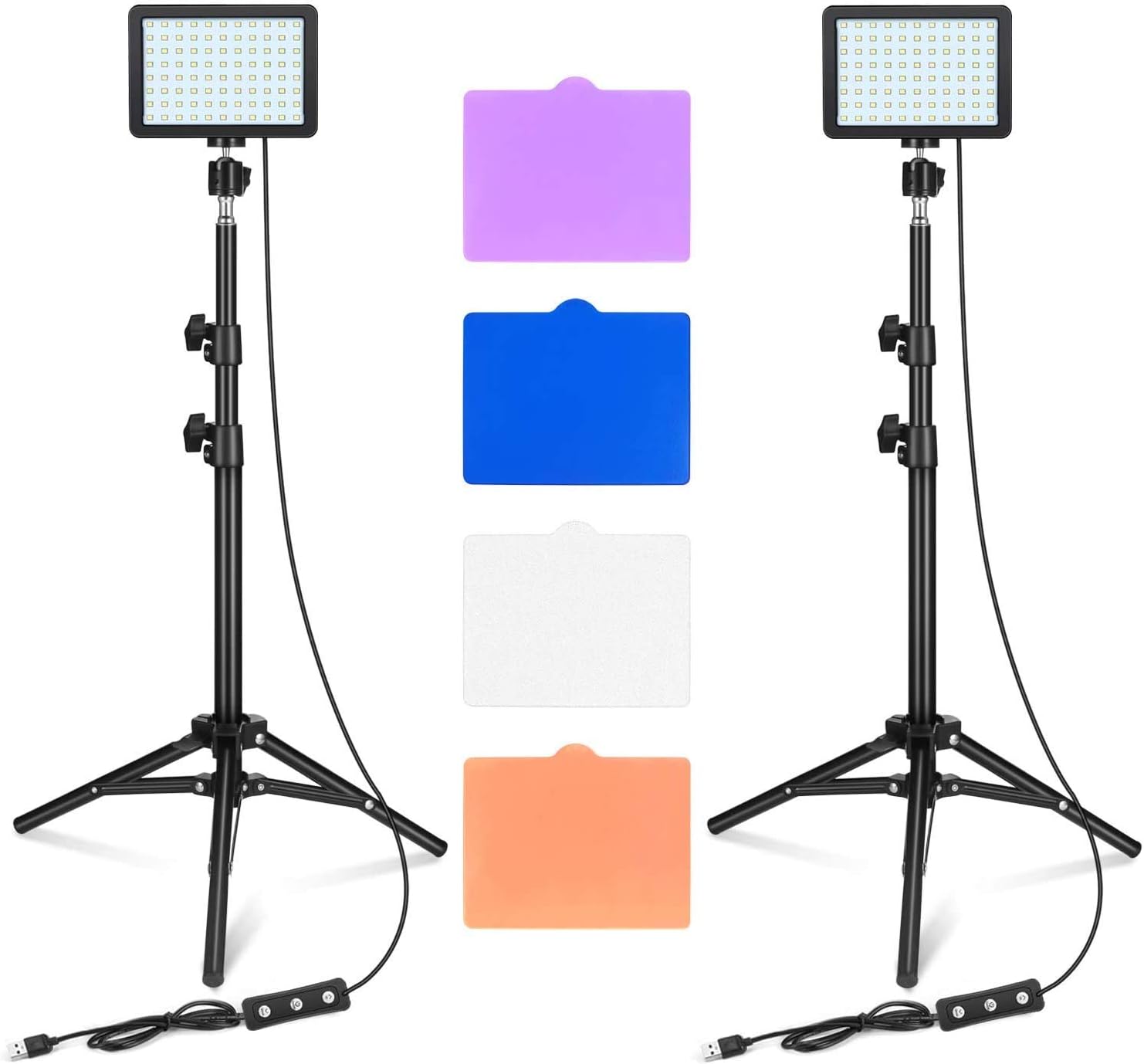 showkah® LED Camera Light Portable Photography Light Dimmable Studio