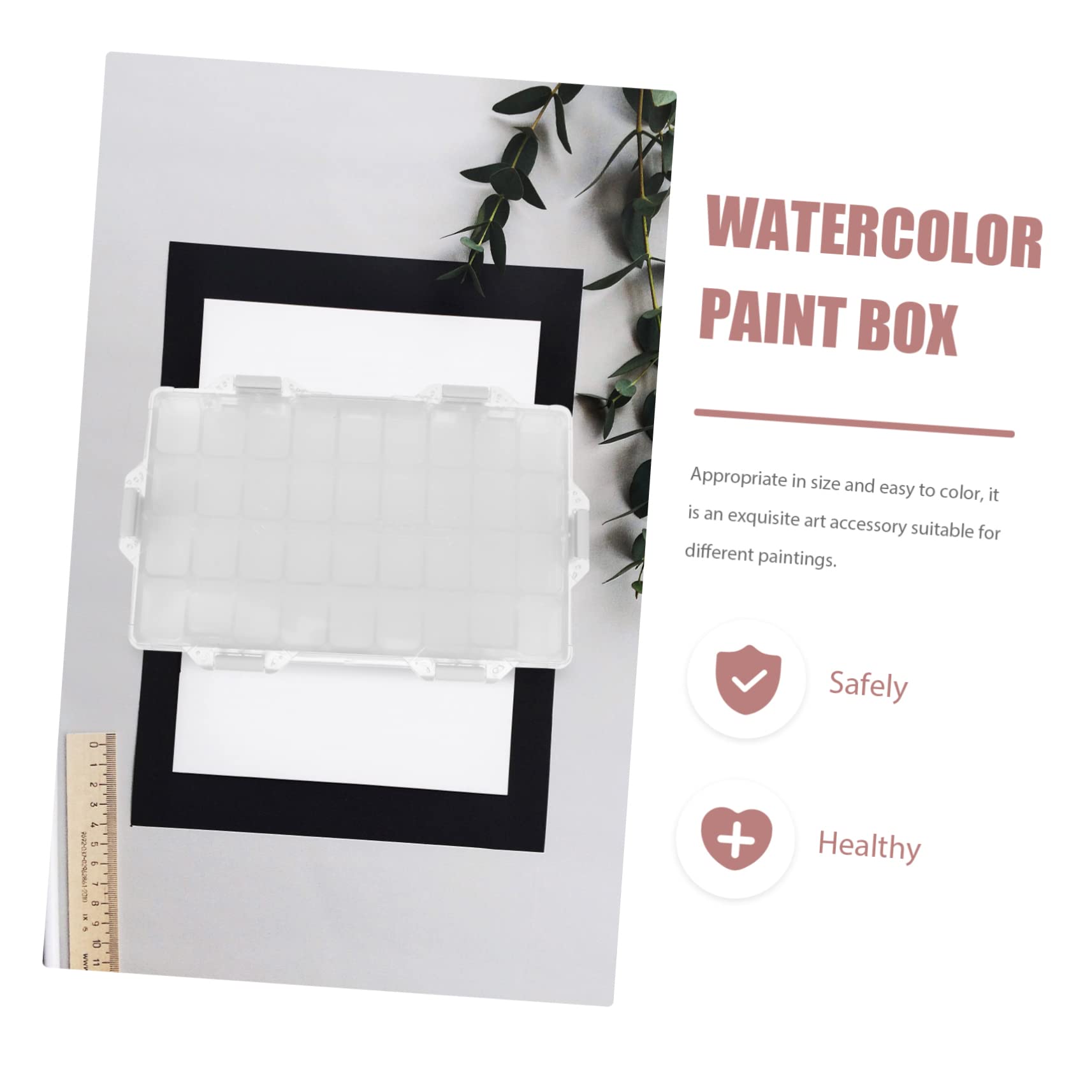 Boîte de Peinture Aquarelle 36 Compartiments ABS