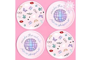 Taylor Swift XO, Fetti Era's Party Paper Plates