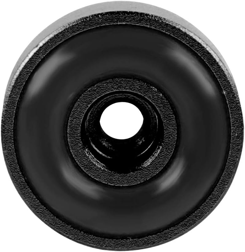 4PCS Aluminum Speaker Isolation Feet Pad, 20 * 8mm Amplifier Feet Shock Absorber Amplifier Pads Feet,Detachable Rubber Stand Feet for Speaker (Black)