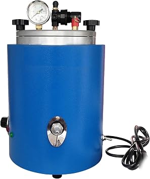 Round Wax Injector, 350W Wax Casting Machine, 2L Wax Melting Furnace, Jewelry Casting Tools, 30C-110C Temperature Adjustable,220V